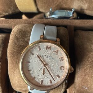Marc Jacobs Gold and White Watch